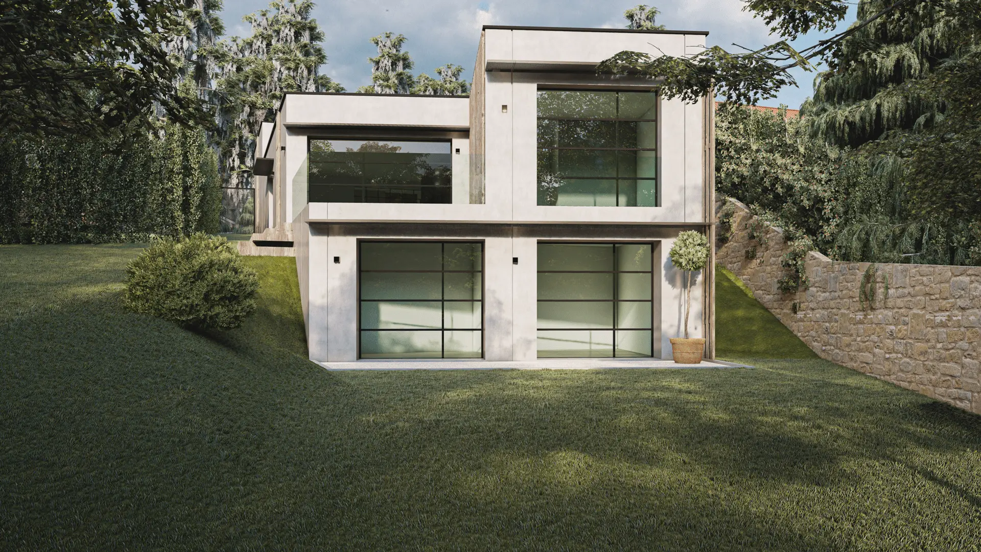 vivienda prefabricada en hormigón modelo Oleiros_2